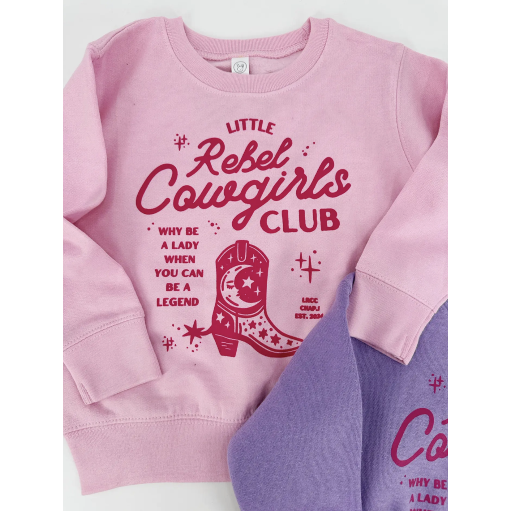 The Wishing Elephant Cowgirl Sweatshirt, Pink