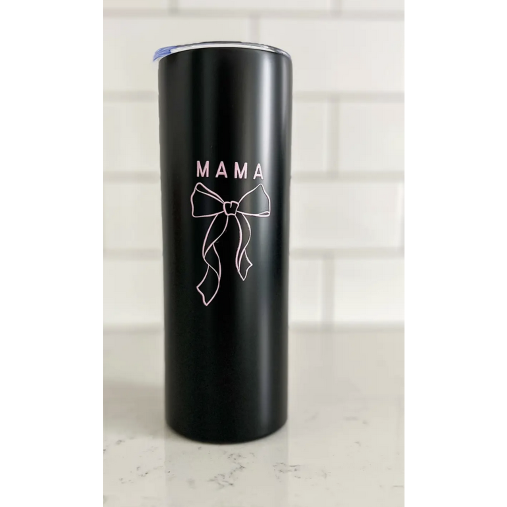 Saved by Grace Co. Mama Bow 18oz Tumbler