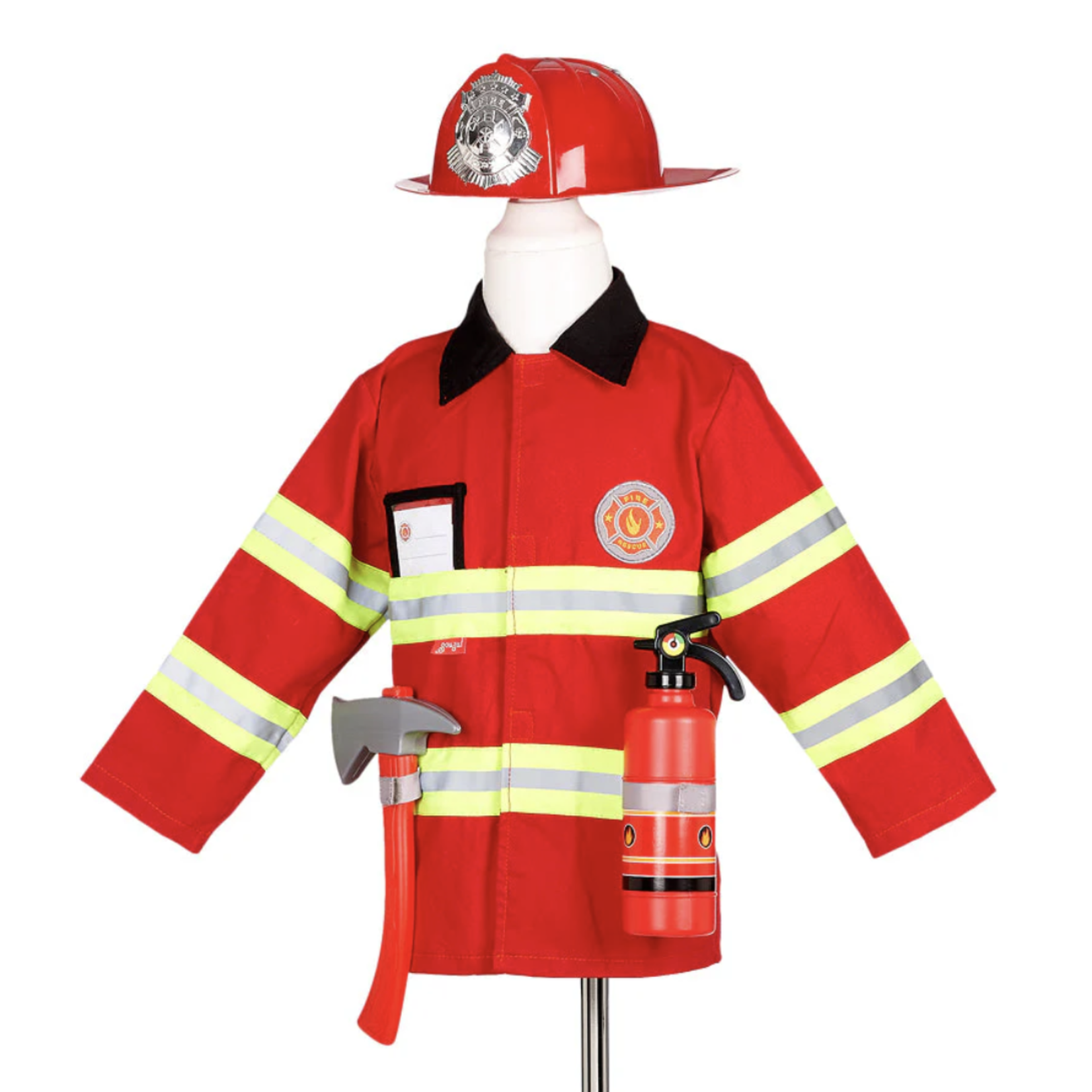 Souza Fireman Suit w/accessories (sz 4-7 yrs)