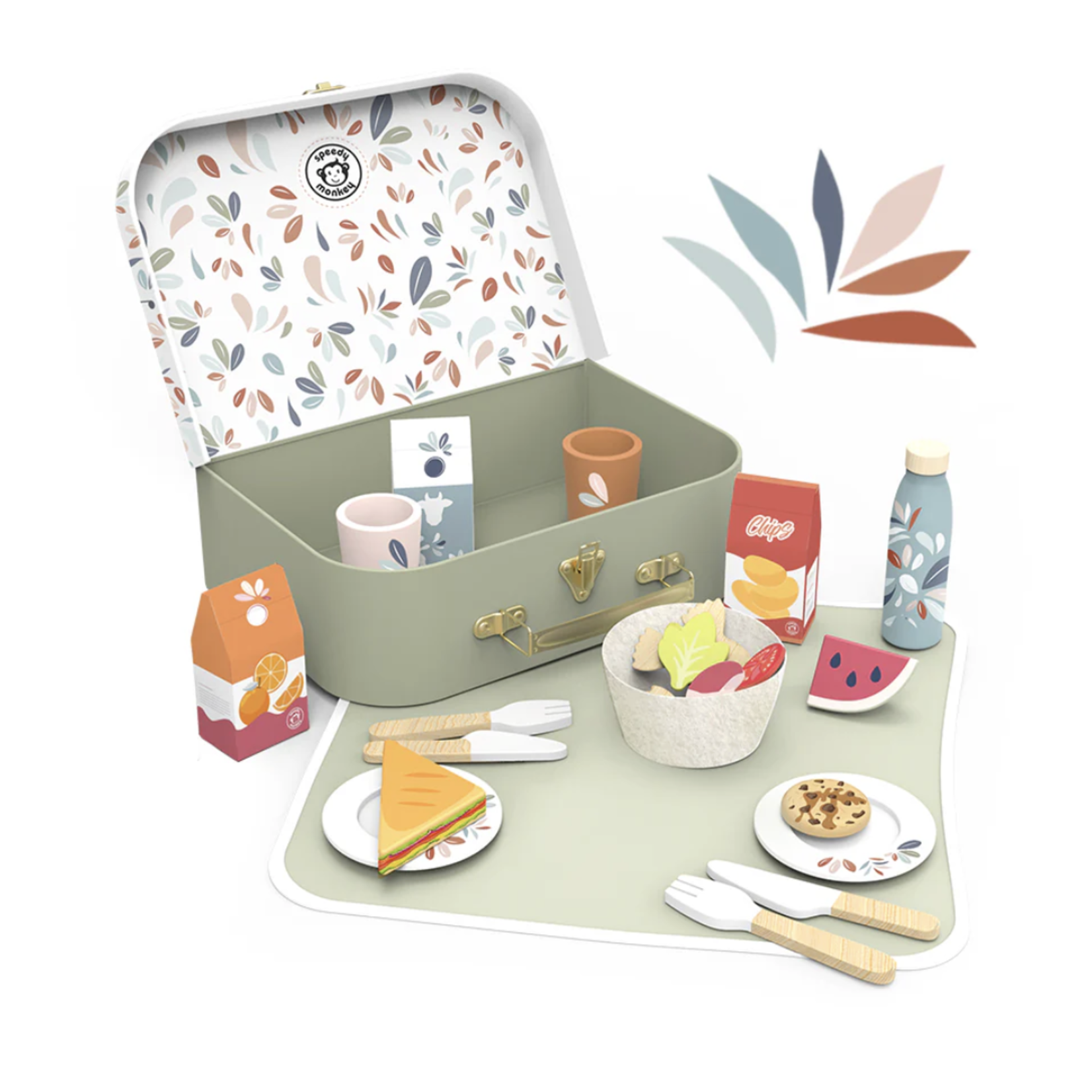 Speedy Monkey Picnic Basket