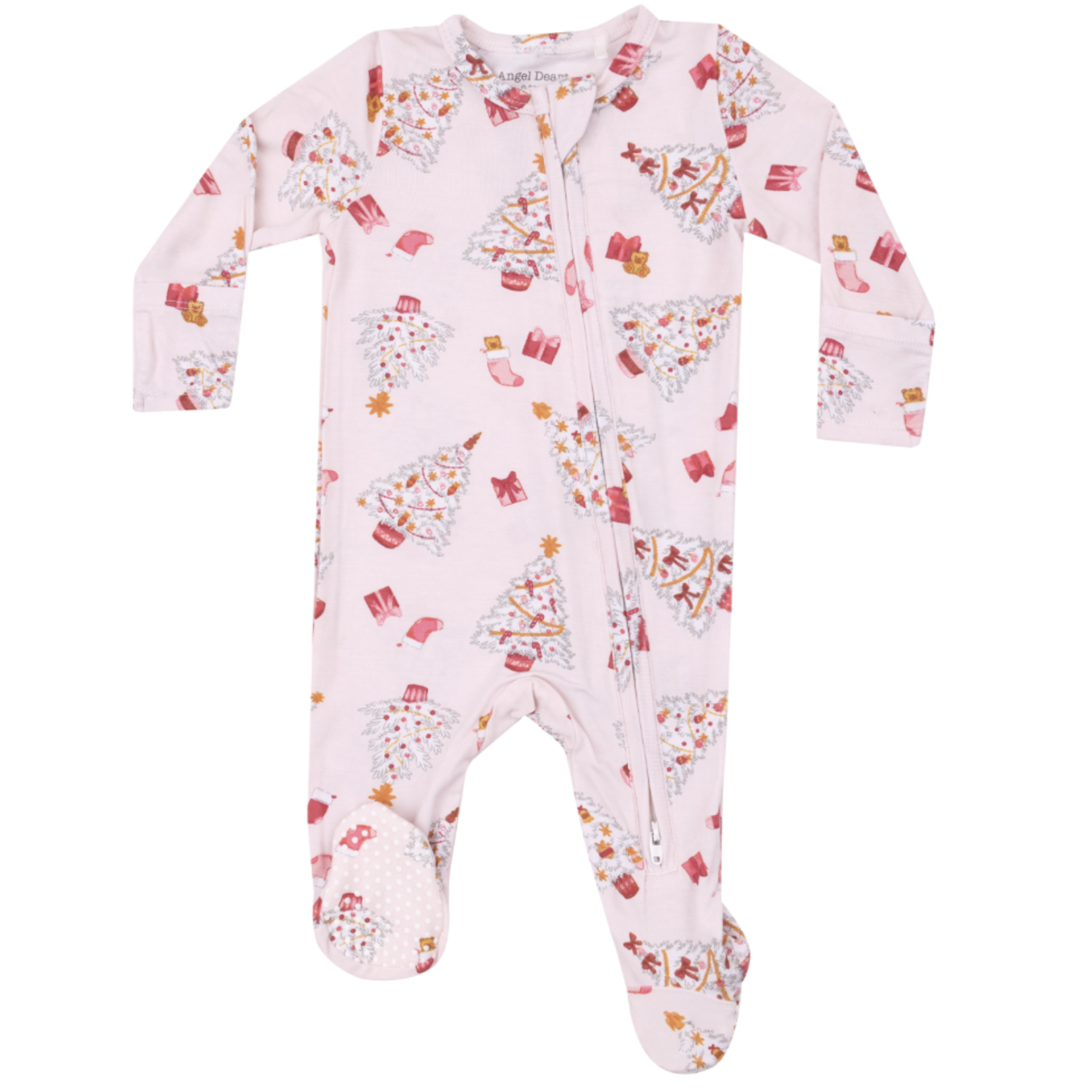 Angel Dear 2 Way Zipper Footie - Holiday