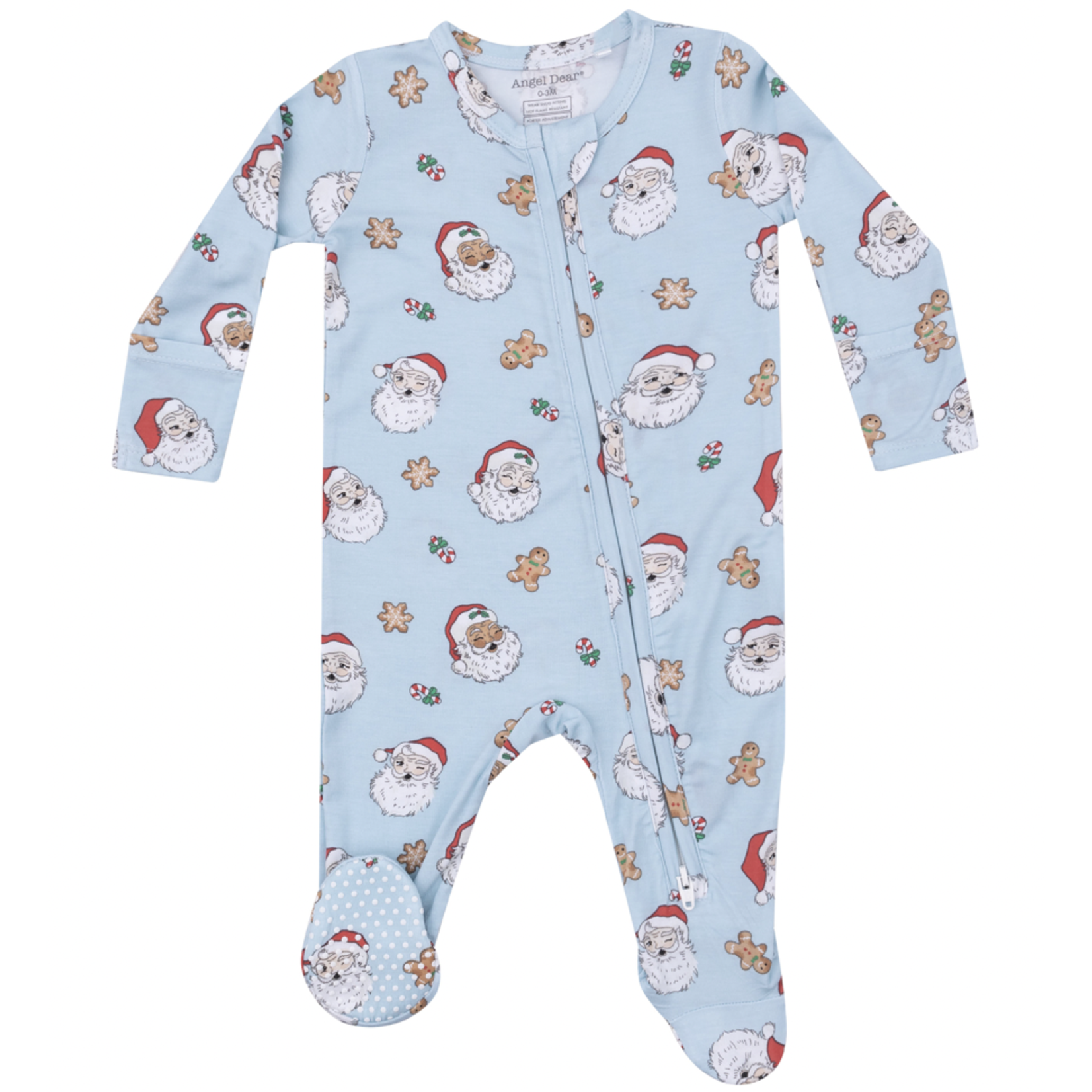 Angel Dear 2 Way Zipper Footie - Holiday