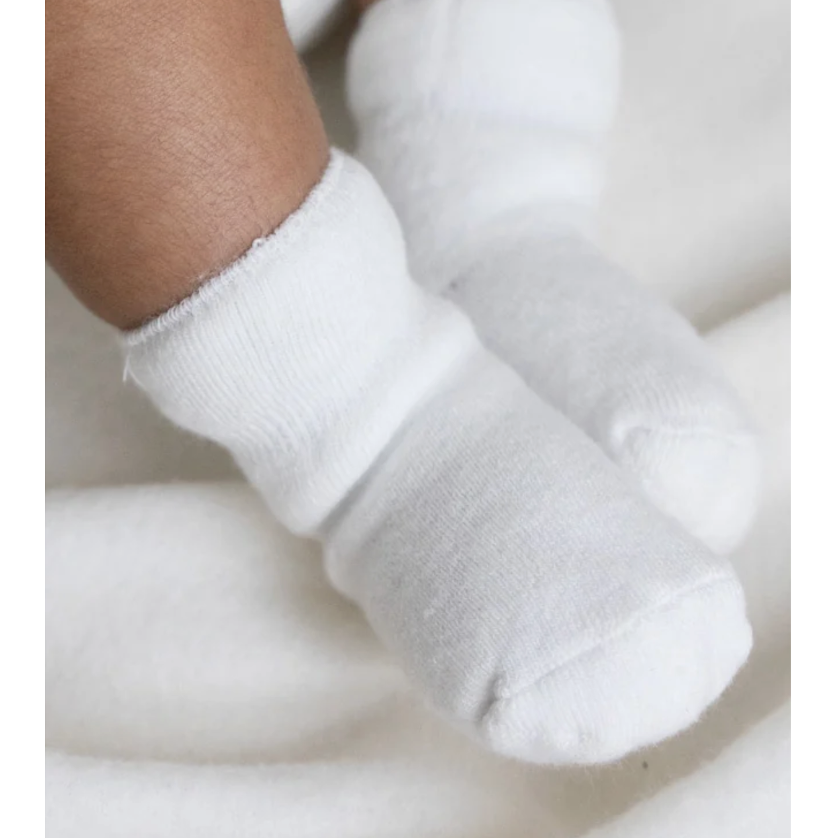 Belan J Belan.J Newborn Socks (2pack) - White