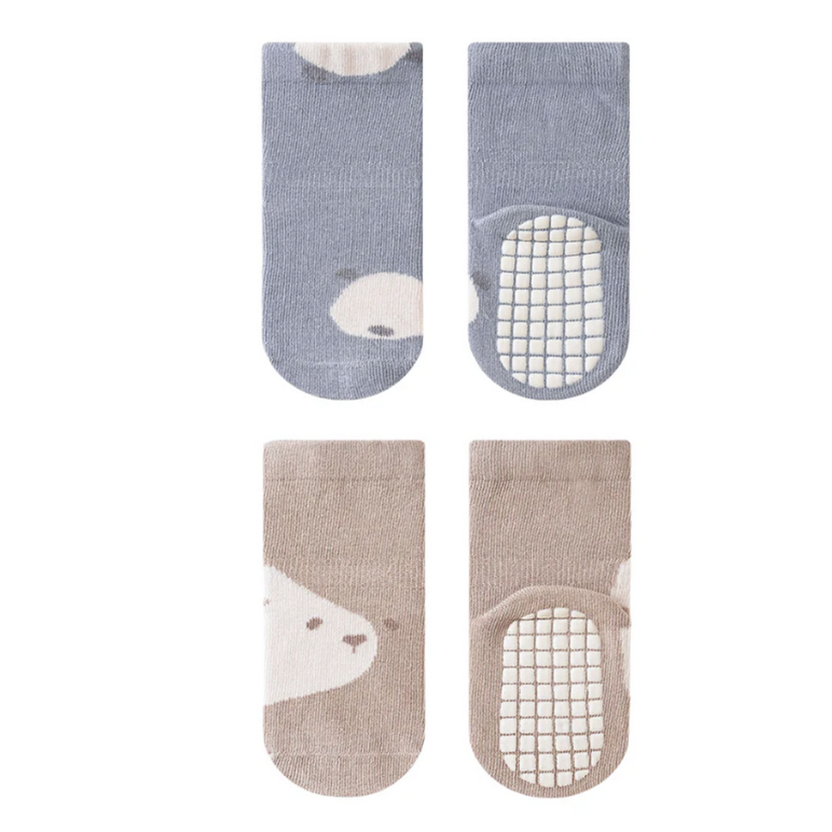 Belan J Cozy Non-Slip Socks (2 pack) - Baby Bears 1-3Y