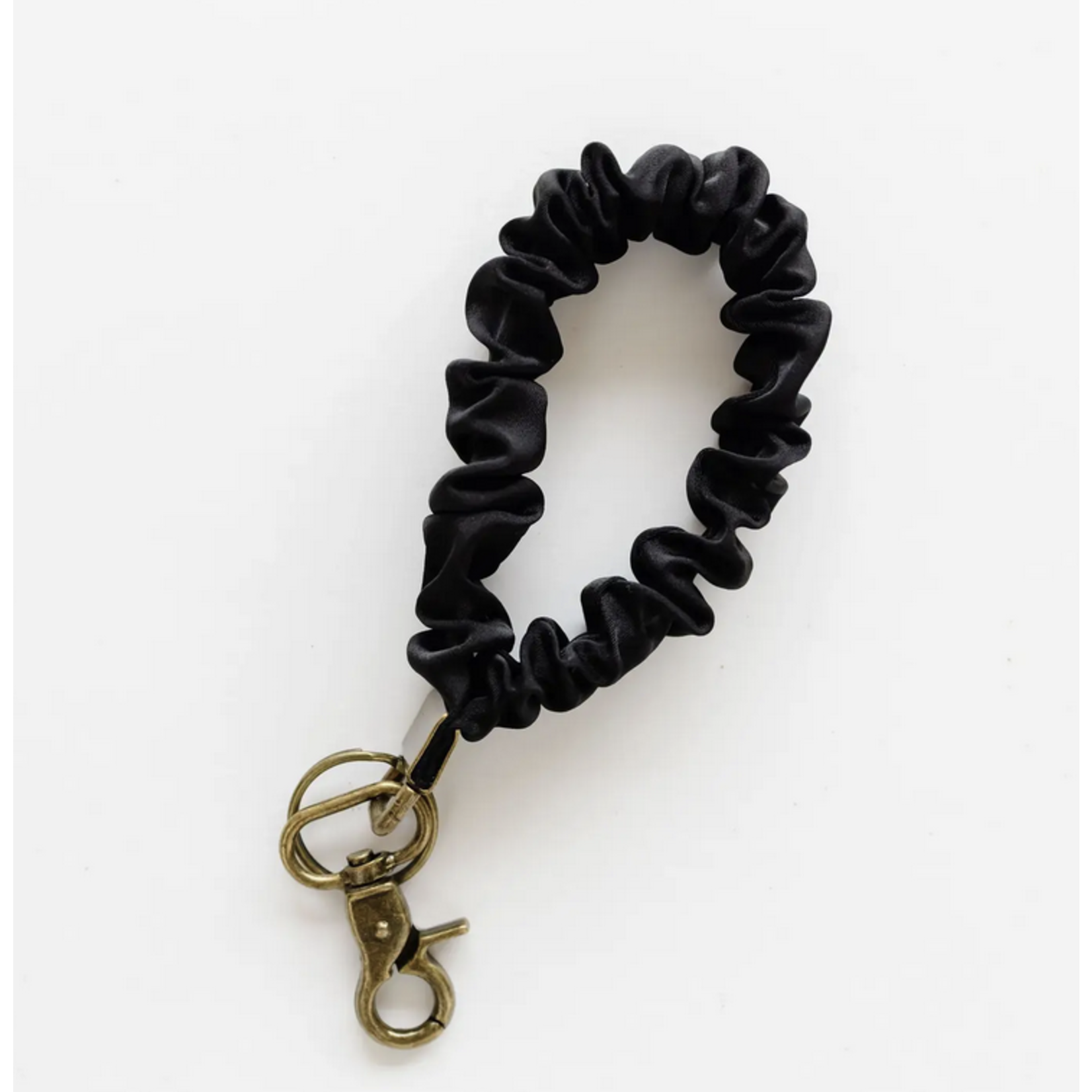 Shop ANDI Black Luxe Scrunchie Keychain