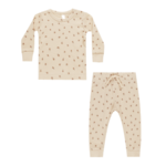 Quincy Mae WAFFLE TOP + PANT SET || BLOSSOM