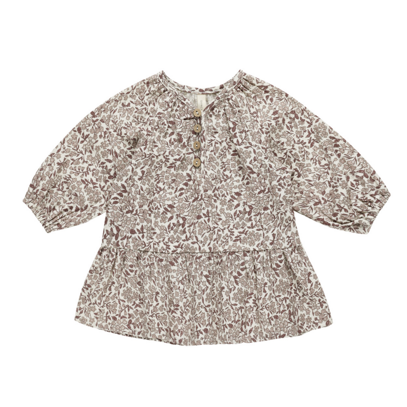 Quincy Mae LANY DRESS || MAUVE DITSY