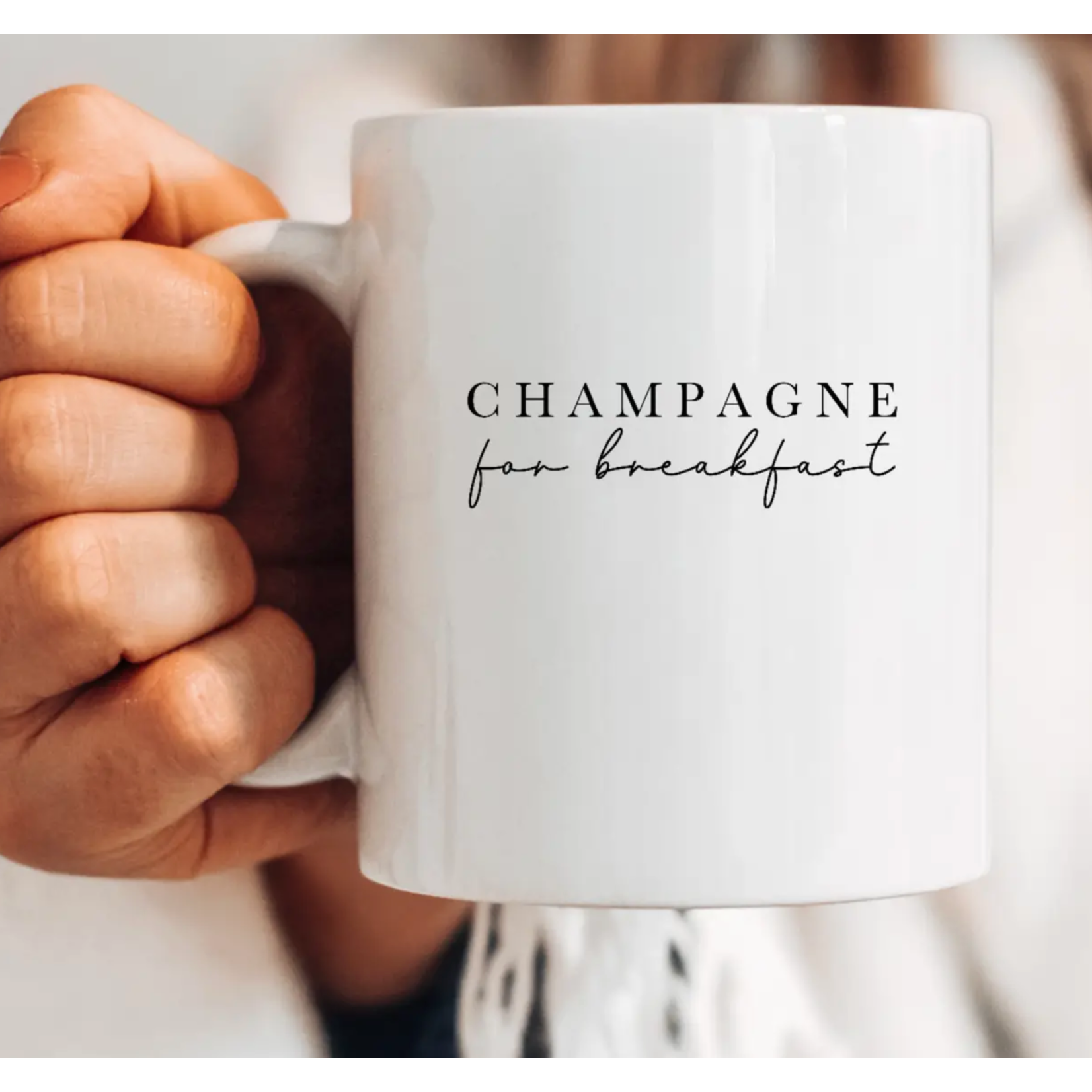 Badd Boss Champagne For Breakfast Mug