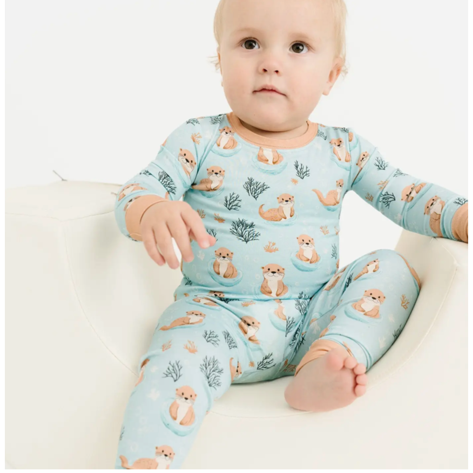 Little One Shop Otter Splash Bamboo Set