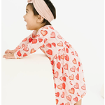 Little One Shop Red Heart Balloons Bamboo Dress