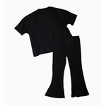 Onyx Ribbed | Girl's Everyday Set