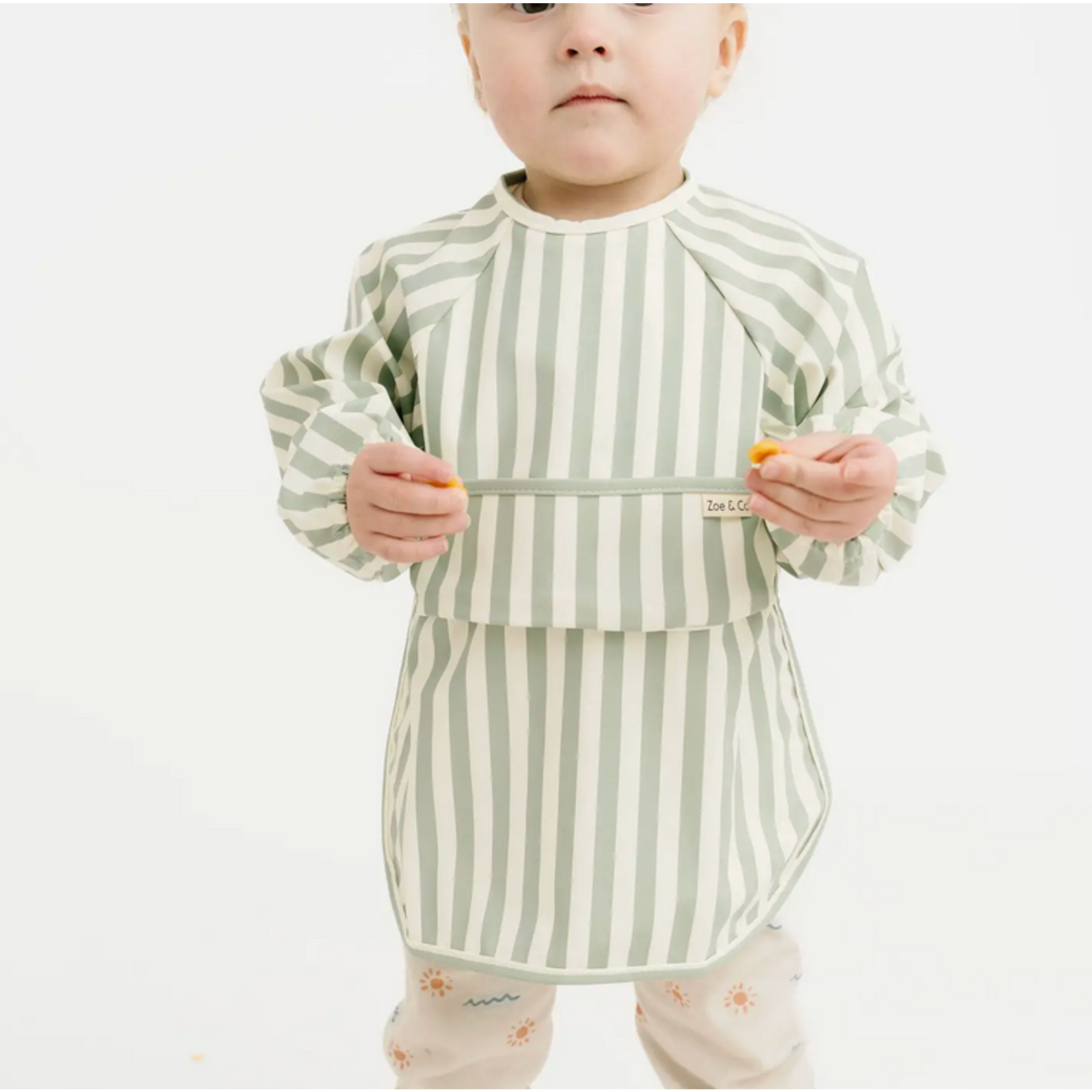 Little One Shop Minty Stripe Bib