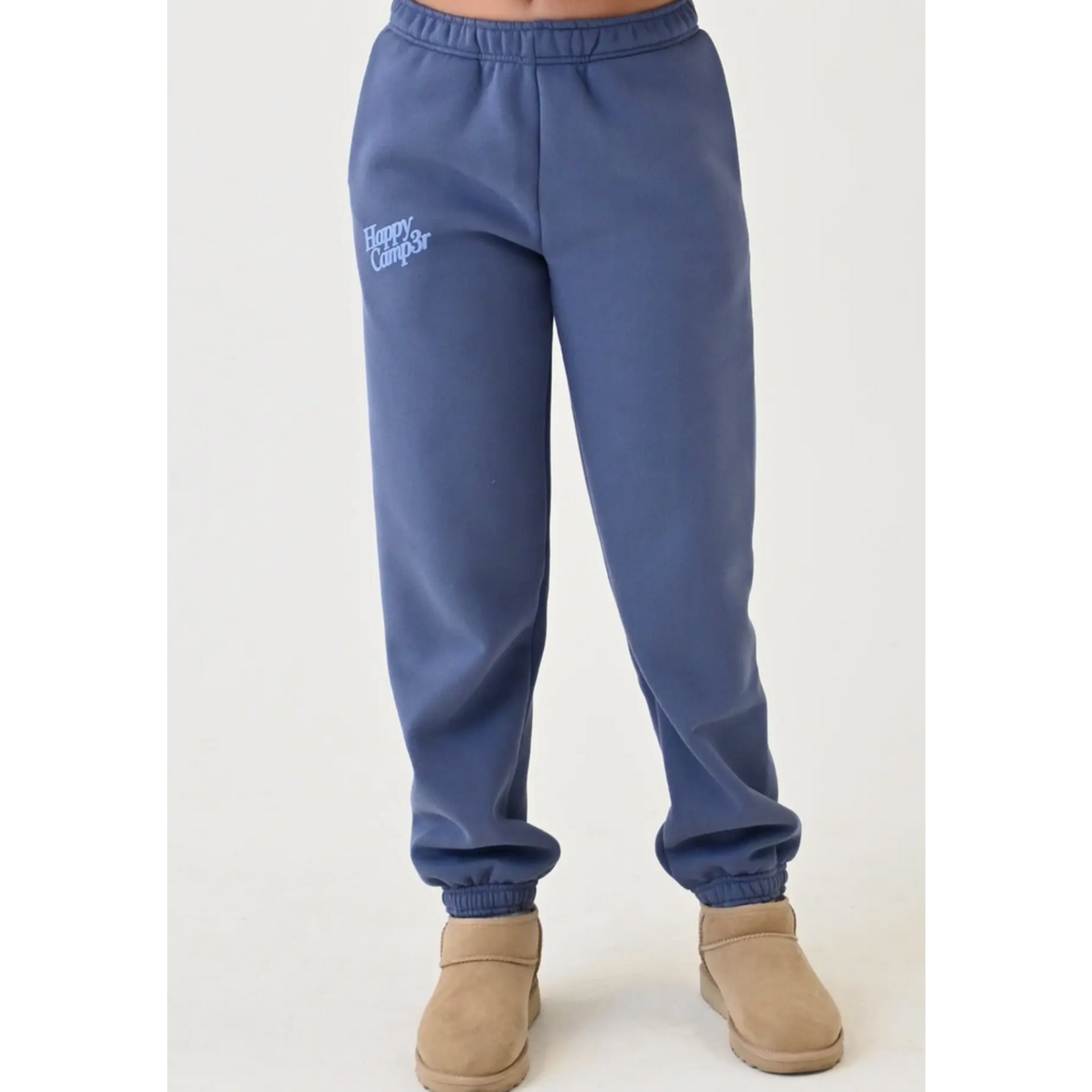 Happy Camp3r Puff Series Sweatpants - Vintage Blue