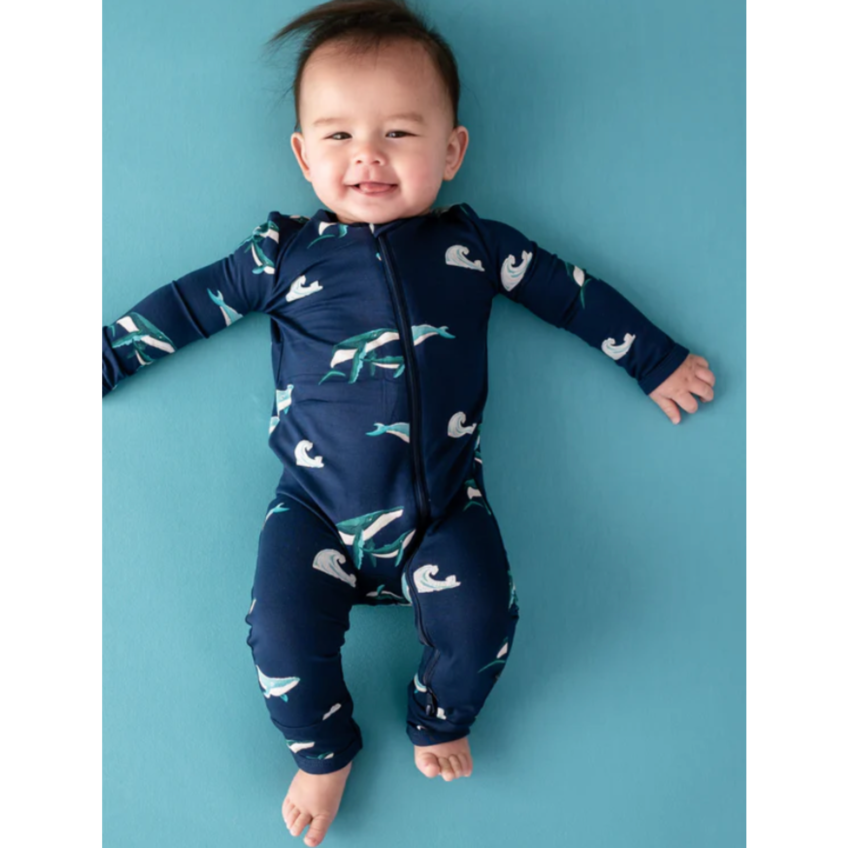 Kyte Baby Zippered Romper in Humpback