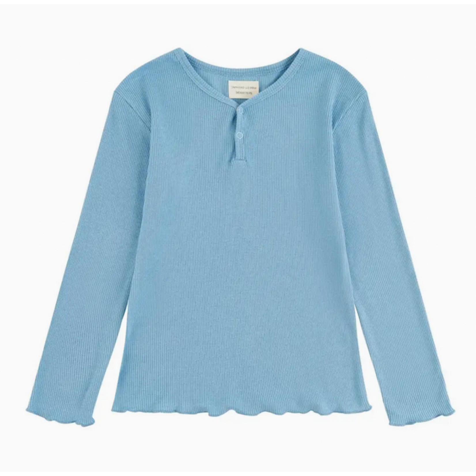 Norsu Organic Girls Toddler Organic Bamboo Shirt-Delphinium Blue