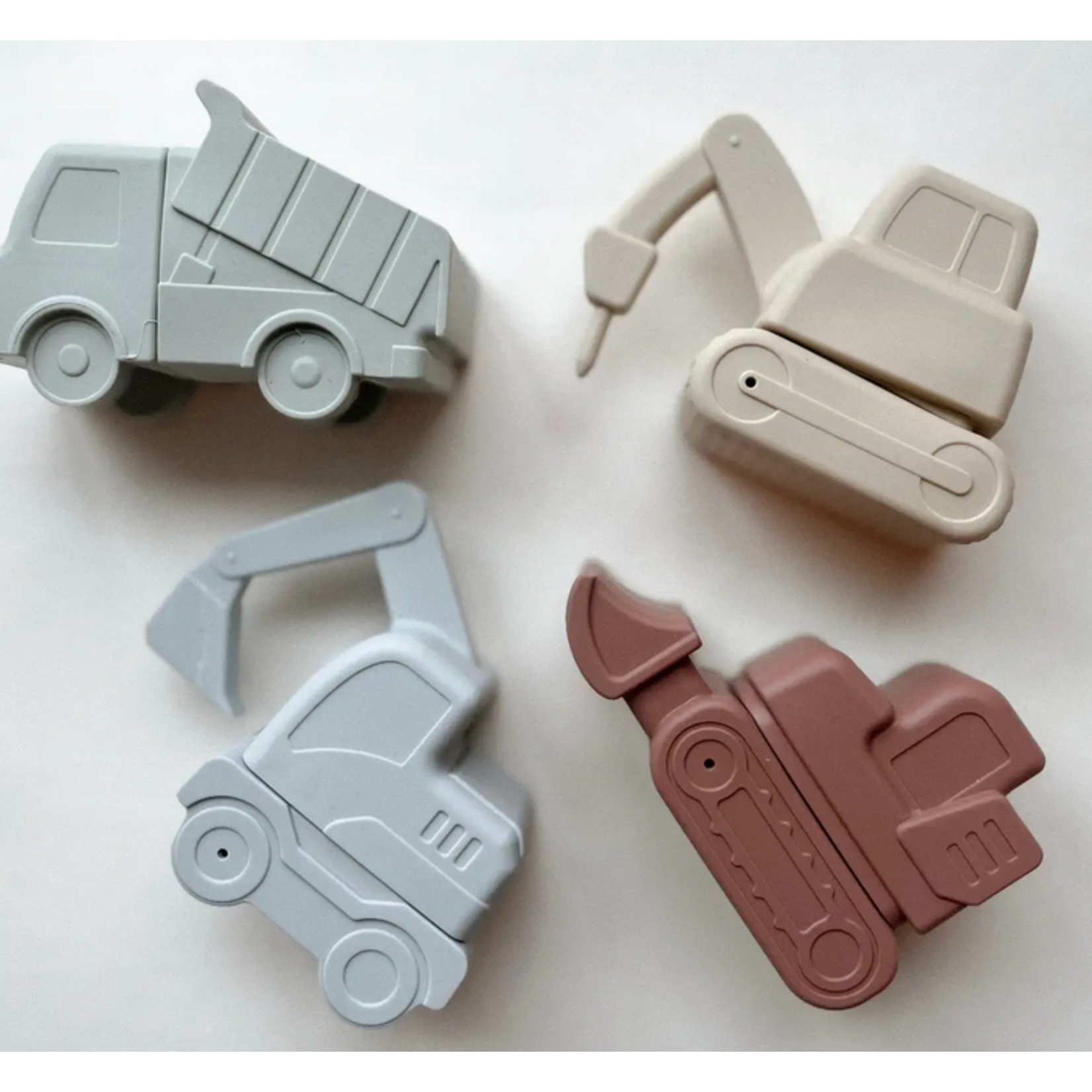 Peaks & Valleys Baby Construction Bath Toys - Pastel