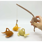 Peaks & Valleys Baby Fishing Toy- Coral