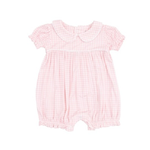 Angel Dear Mini Gingham Classic Puff Sleeve Baby Doll Bubble
