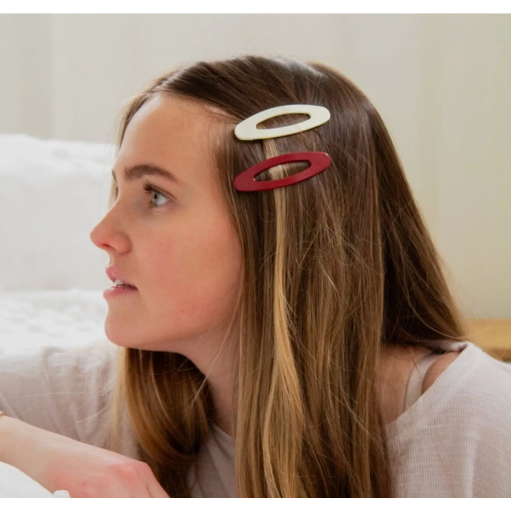 Shop ANDI Red & White Snap Clip 2-pack