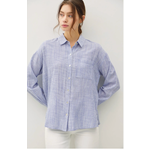 Be Cool Pinstripe Button Down Shirt