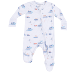 Angel Dear Bubbly Tugboats 2 Way Zipper Footie