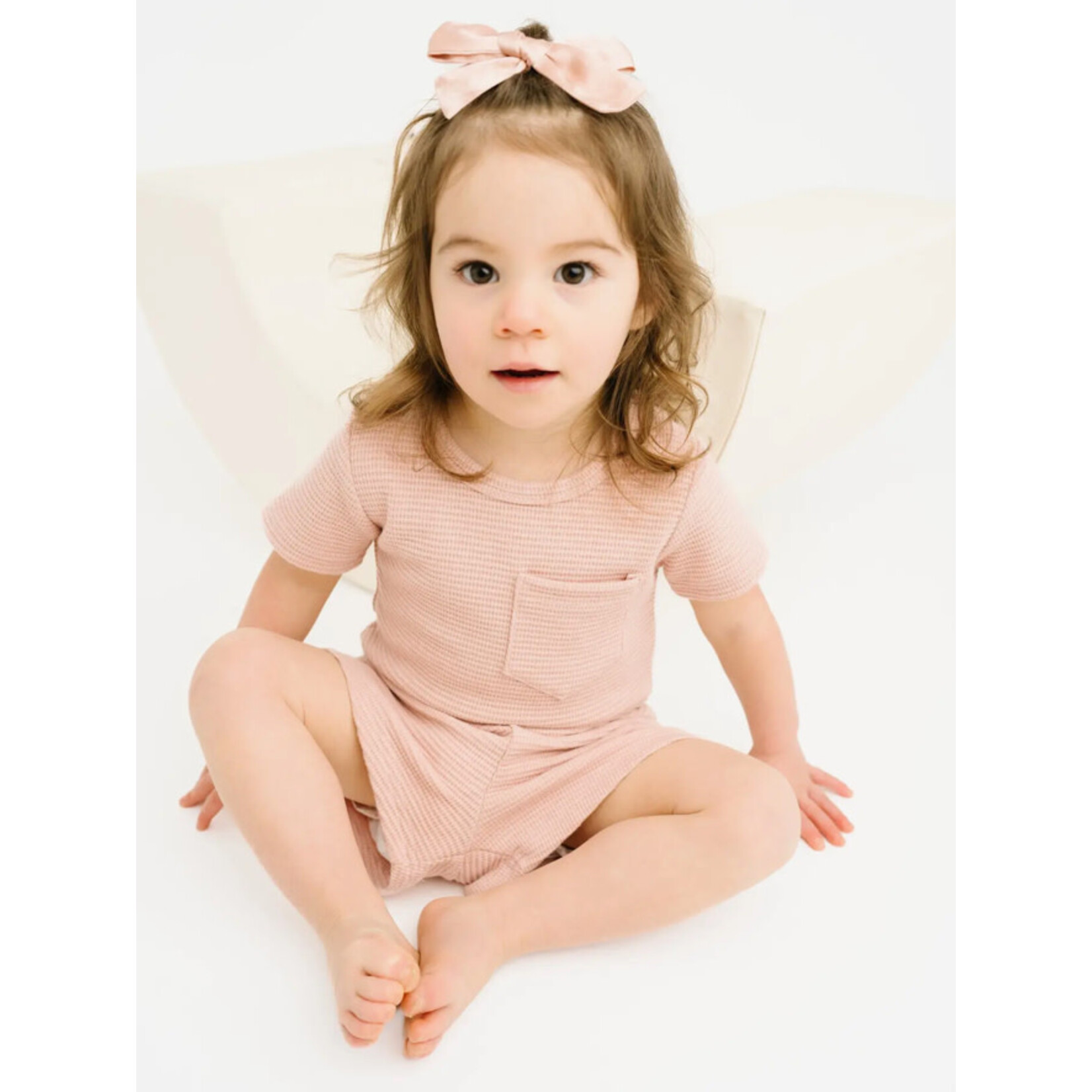 Little One Shop Rosewood Blush Waffle Pocket Set