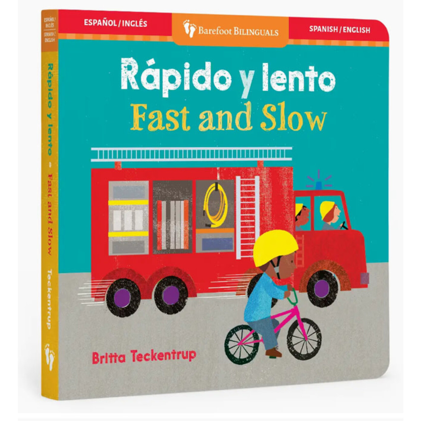Barefoot Books Fast & Slow (Bilingual Spanish & English)