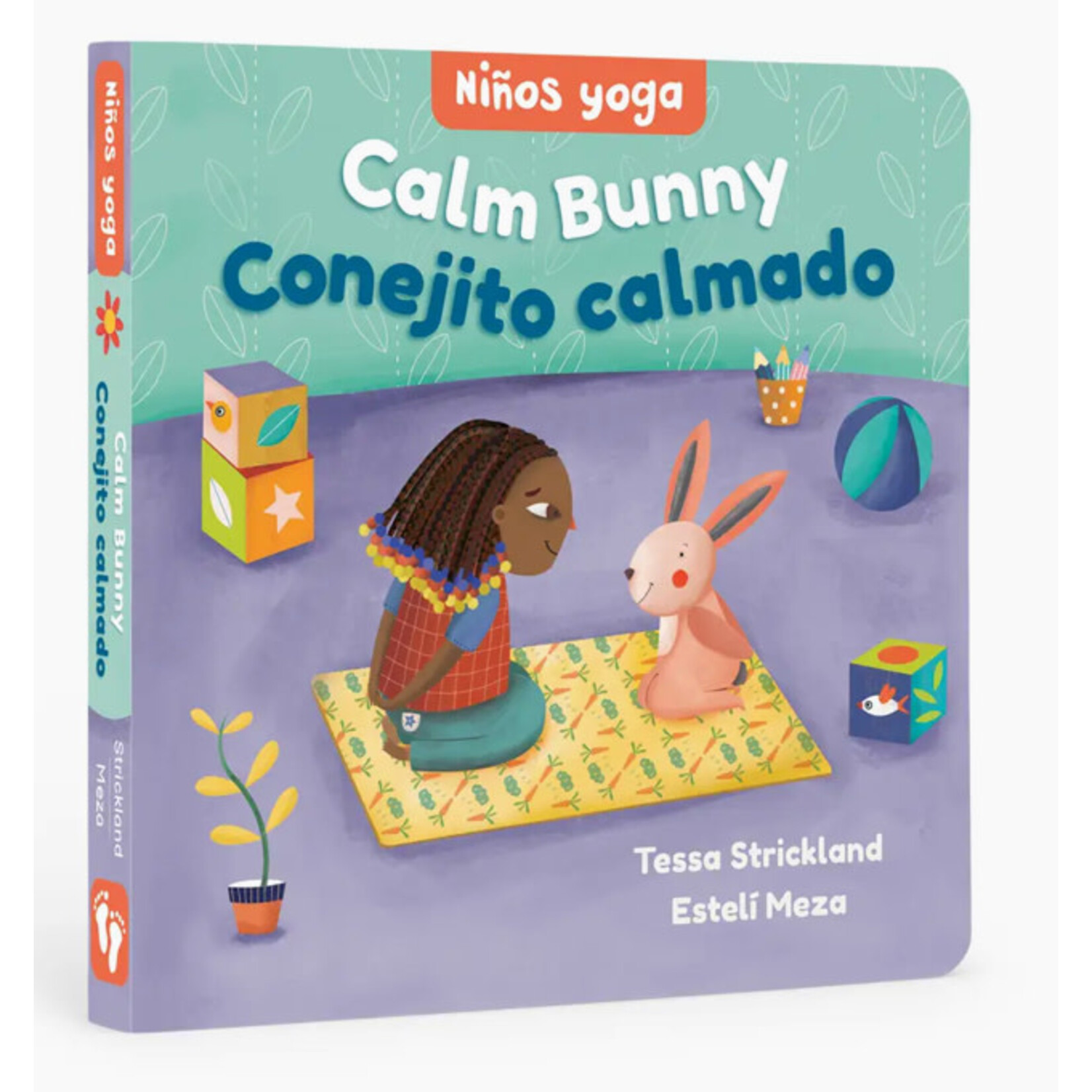 Barefoot Books Niños Yoga: Calm Bunny / Conejito Calmado