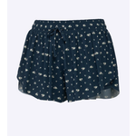 Happy Camp3r MIDNIGHT BLOSSOM DRAWSTRING ATHLEISURE SHORTS