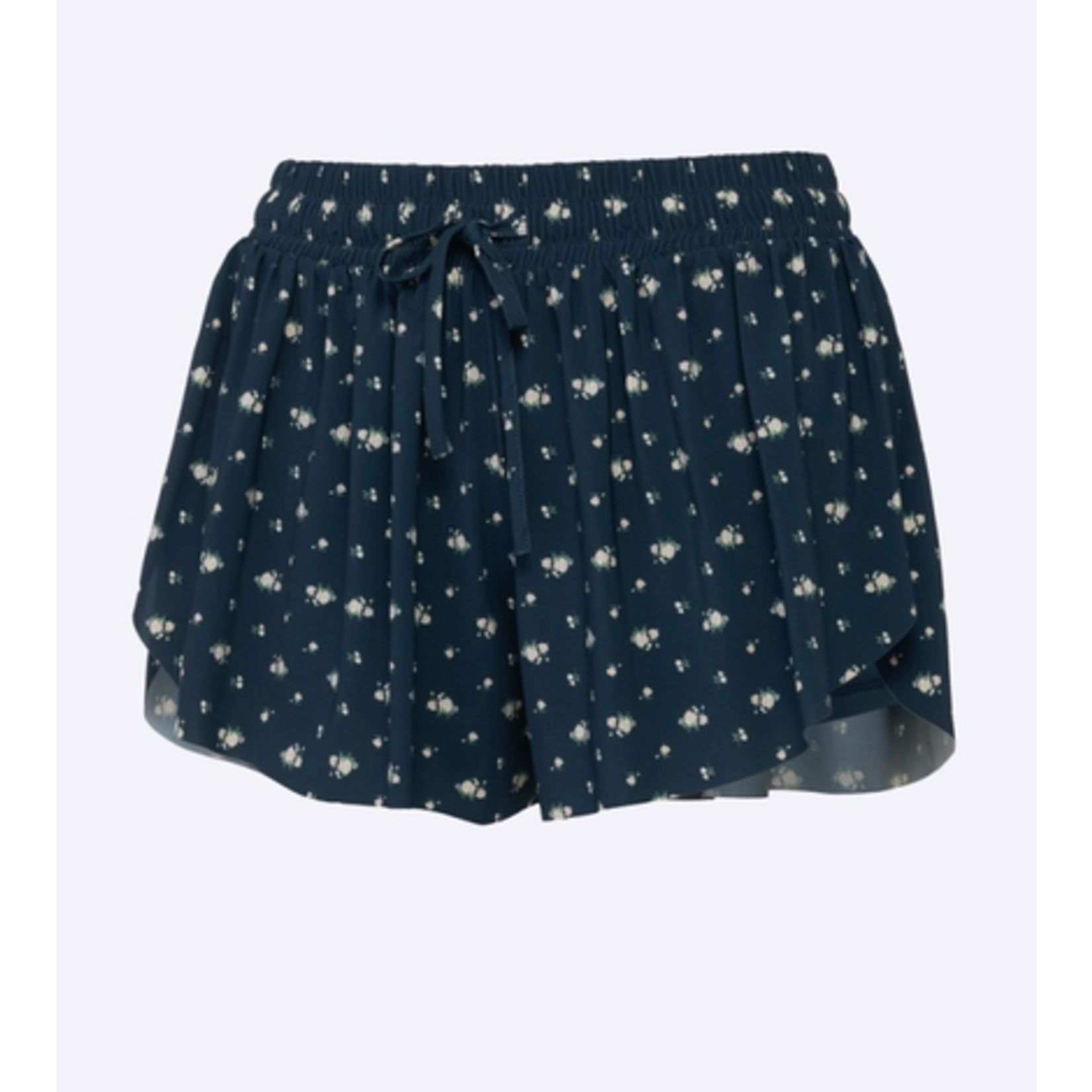 Happy Camp3r MIDNIGHT BLOSSOM DRAWSTRING ATHLEISURE SHORTS