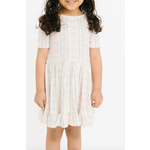 Little One Shop Dainty Bows Short Sleeve Bamboo Dress