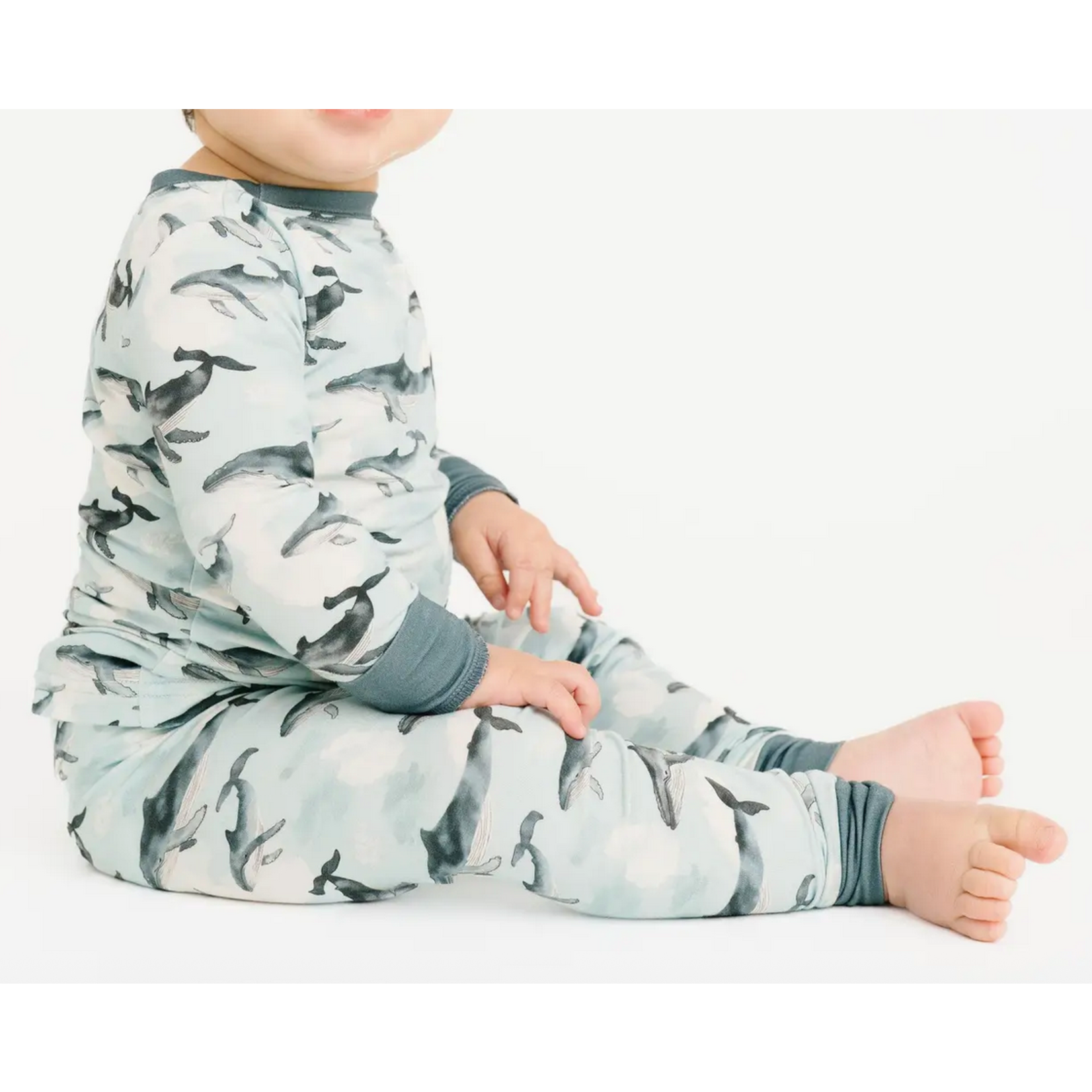 Little One Shop Whale Watch Bamboo Set