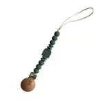 Three Hearts Petite Rainbow Silicone Teether Clip