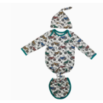 Little One Shop Dirt Bike Sleep Gown Set Dirt Bike Sleep Gown Set