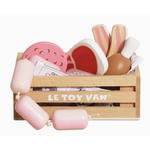 Le Toy Van Butchers Meat Wooden Market Crate