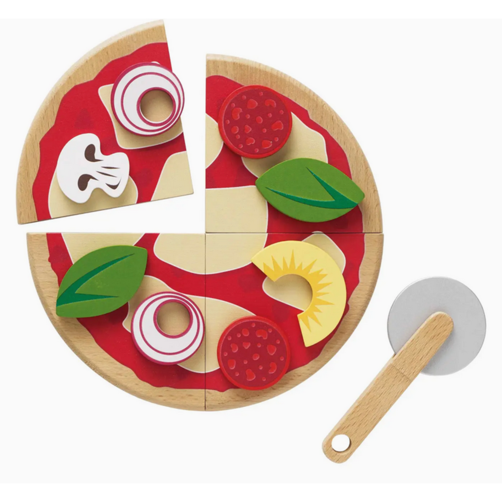 Le Toy Van Pizza & Toppings with Slice Cutter