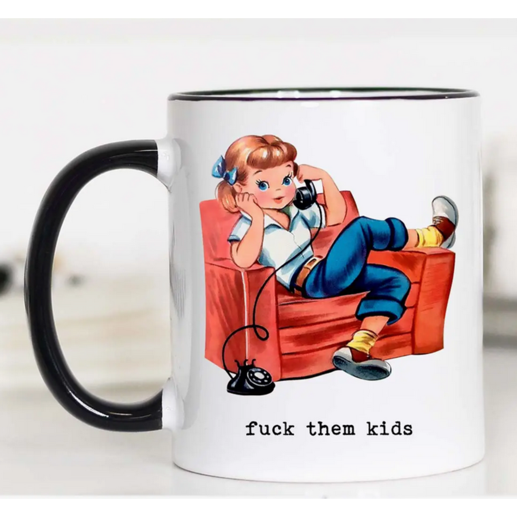 Mugsby F them kids coffee mug