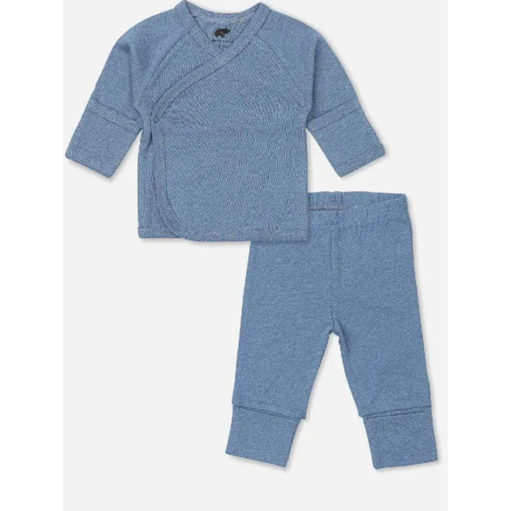 Monica & Andy Hello Baby Set_light Blue Heather