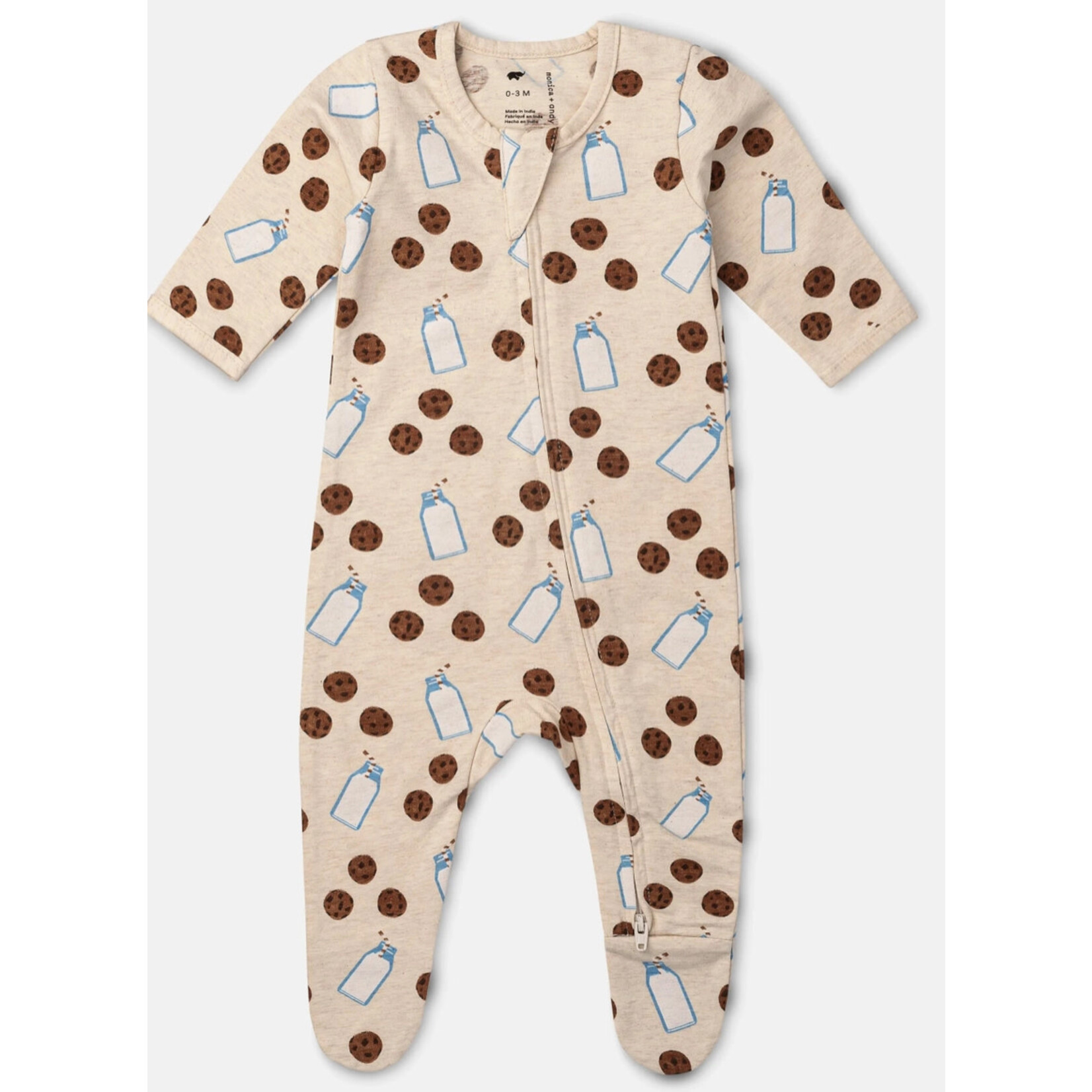 Monica & Andy Zipper One-Piece_cookies + Milk
