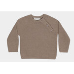 Quincy Mae Bailey Knit Sweater || Heathered Mocha