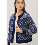 Be Cool Faire Isle Open Cardigan with Volume Cuff