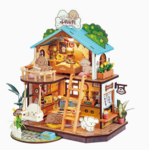 Hands Craft Diy Miniature House Kit: Puppy's Cozy Villa
