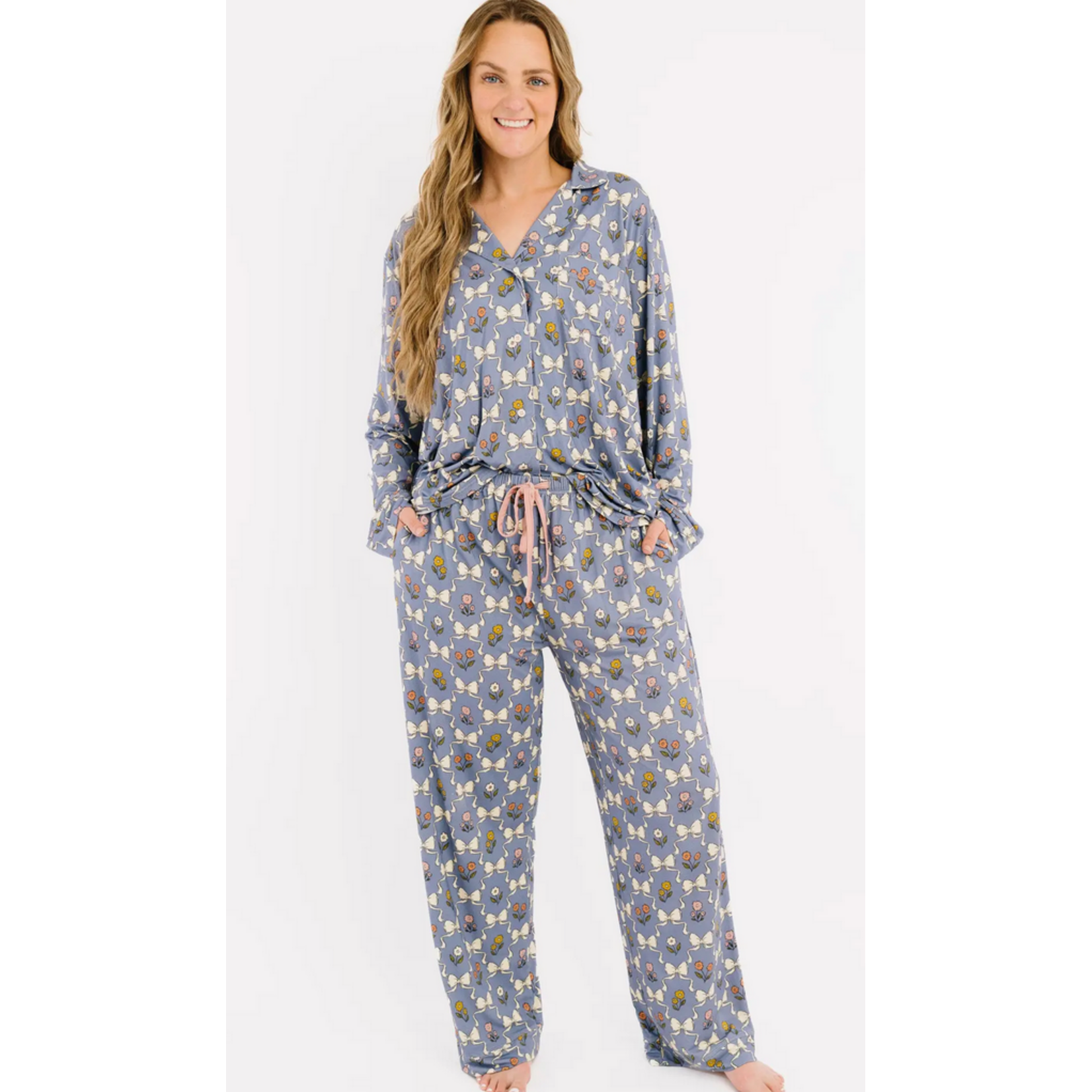 Little One Shop Bow Blooms Women's Bamboo Set