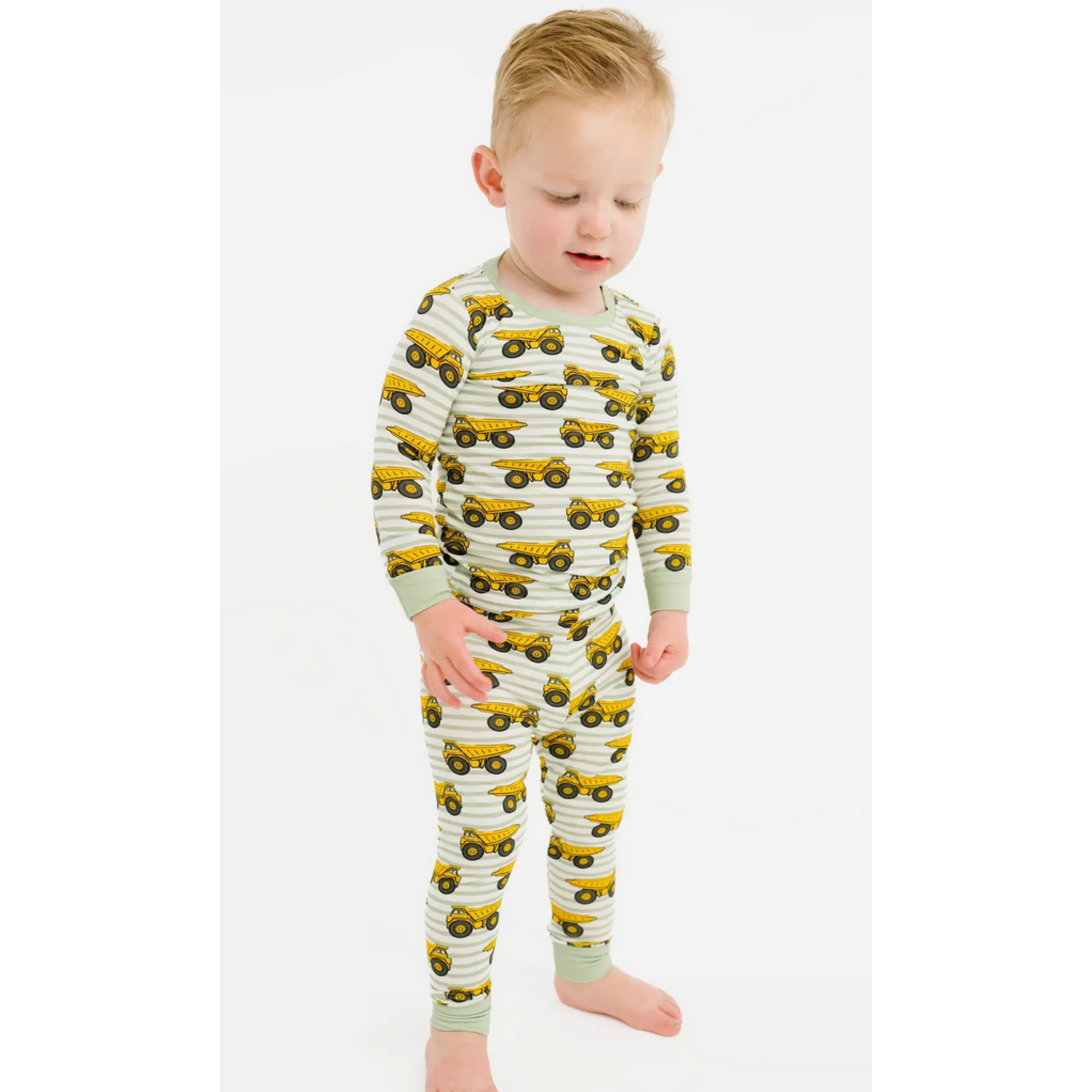 Little One Shop Dump Trucks Bamboo Set