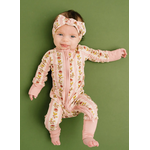 Little One Shop Vintage Floral Stripe Bamboo Sleeper