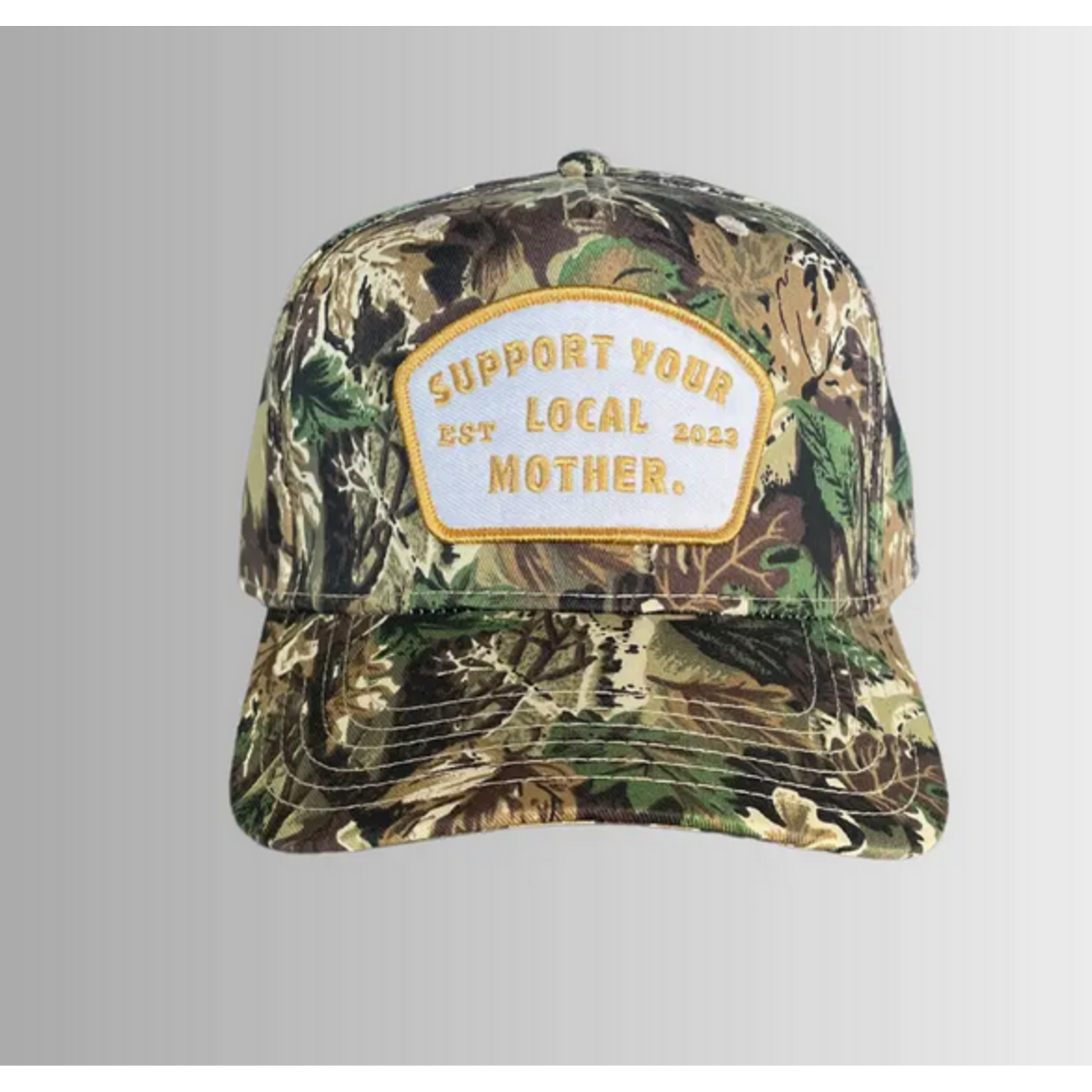 Mother Hats Support Your Local Mother Patch Hat- Camo