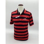 FootJoy FJ Jr Boy Rugby Stripe Red/Navy