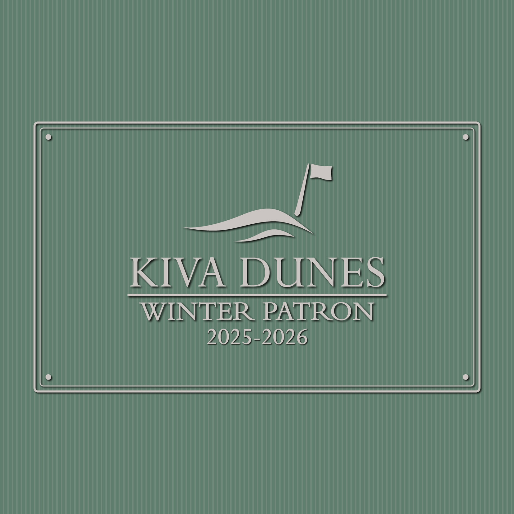 Winter Patron Card  **INSTORE PICK UP ONLY**