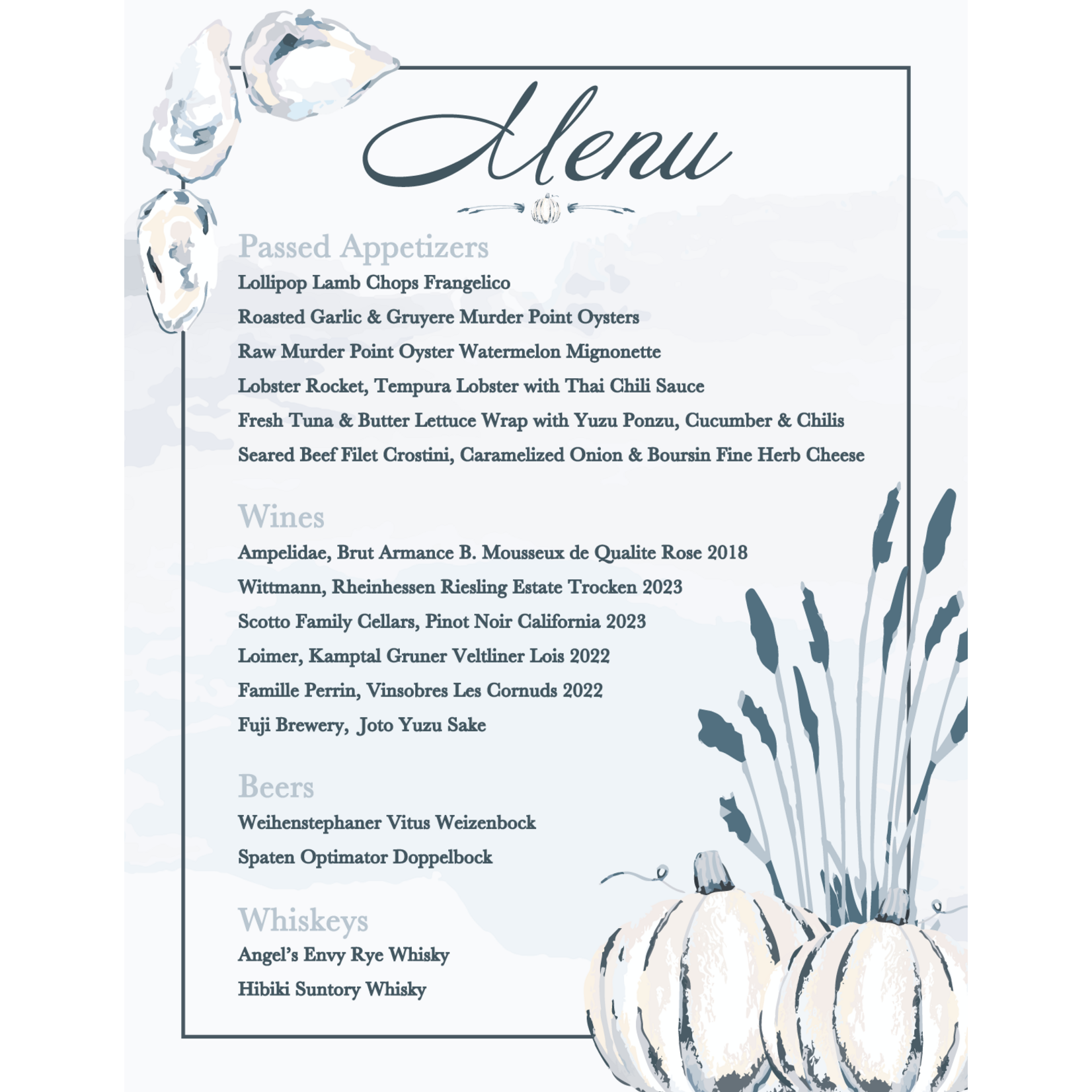 Fine Wine, FIne Food, & Fine Friends