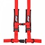 DRAGON FIRE RACING PRP SEATS 4-POINT 2″ HARNESS WITH AUTO LATCH -RED SBAUTO2R
